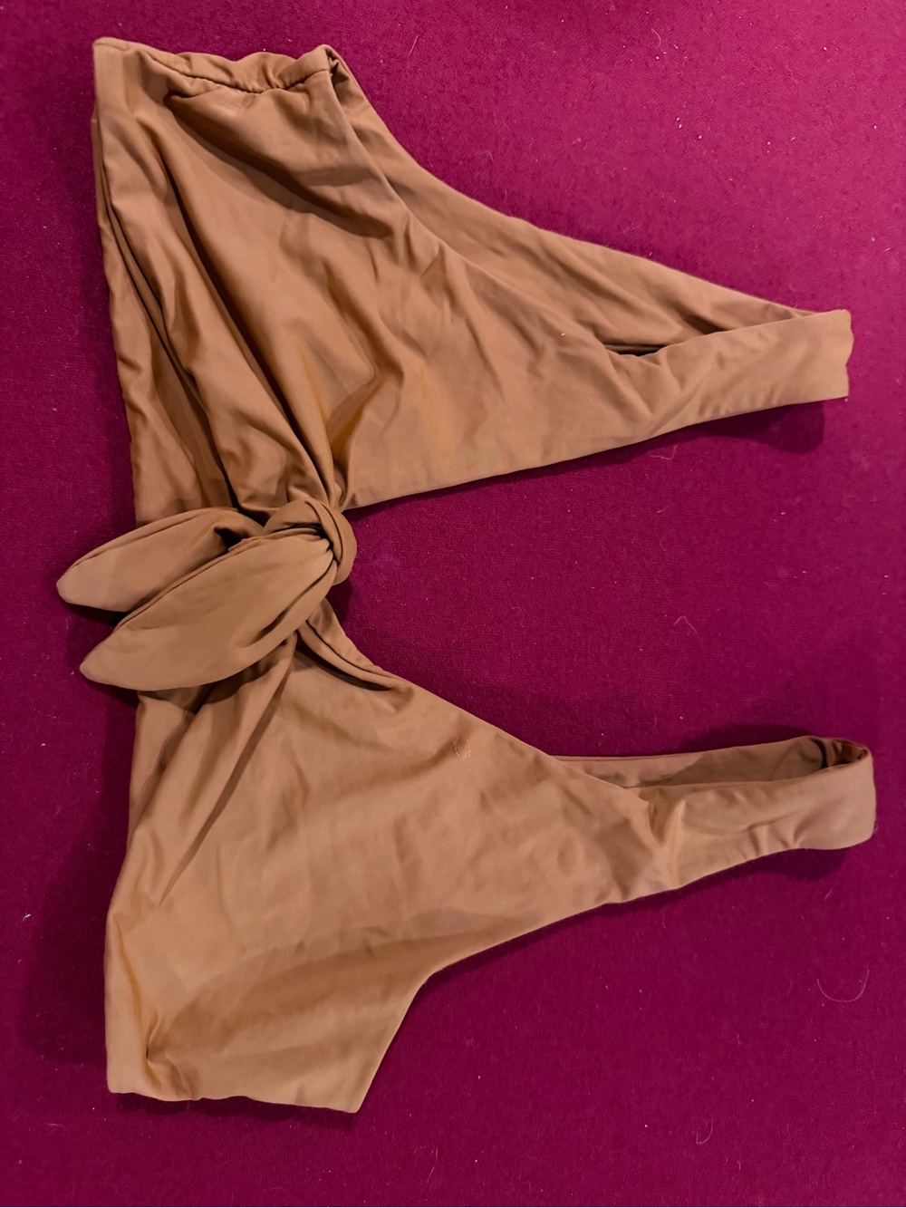 Dippin' Daisy's Brown Tie Top - Bikini Top, Easy-on, No Plastic